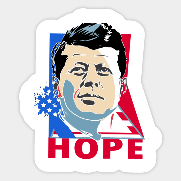 JFK Sticker by Creation Cartoon